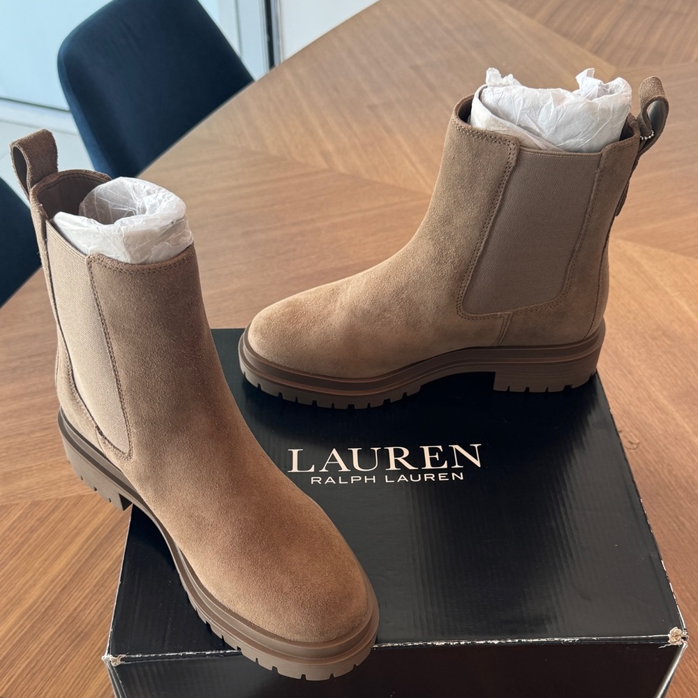 👢 NWT Corine Suede Booties - RALPH LAUREN 2023! 🔥🔥
